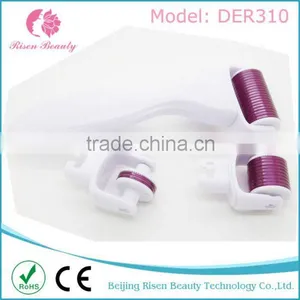 Changeable Heads Hot Sale Face Microneedle Therapy 3 in 1 Functions Derma Roller thumbnail-1