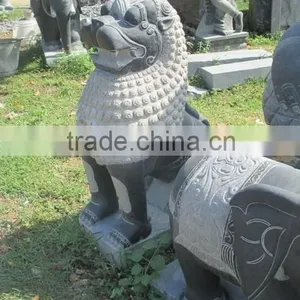 Natural Lion Sculpture Stone Statue Supplier & Manufacturer in India thumbnail-2