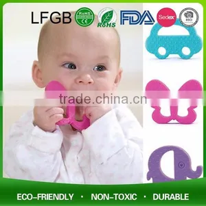 BPA Free Food Grade Silicone Baby Teether Baby's First Biscuit thumbnail-3