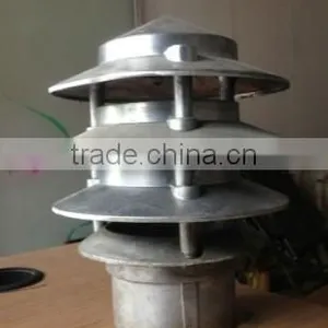 Black Finish Pagoda Mount Landscape Path Lighting thumbnail-5