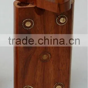 Decorative Antique Wood Dugout Pipes/ Wood Smoking Pipes thumbnail-1