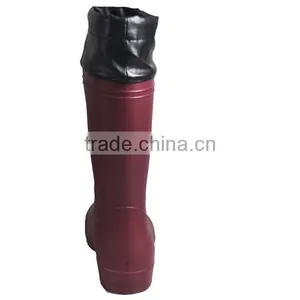 Women Lightweight EVA Rain Boots With Collar thumbnail-2