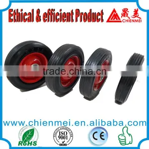 High Quality 6"X1.5 Solid Rubber Wheel/Metal Rim Wheel/Pneumatic Wheels/Ruled Wheel thumbnail-6