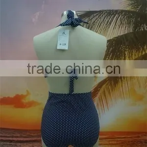 New Arrival Dot Print Fashion Retro High Waist Bikini thumbnail-2