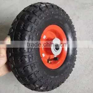 10 Inch Pneumatic Rubber Wheel 3.50-8 thumbnail-2