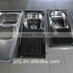 JZ-830 96x43 Export Indonesia Stainless Steel Kitchen Sink thumbnail-3