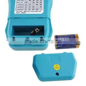 Motor 3 Phase Rotation Sequence Indicator Conveyors Pumps Rotary Portable Tester thumbnail-6