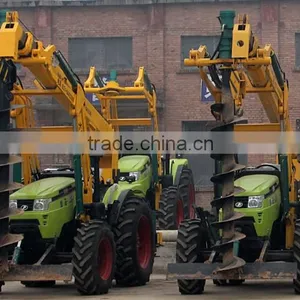 Hydraulic Earth Auger With Crane in Electric Power Facilities thumbnail-6