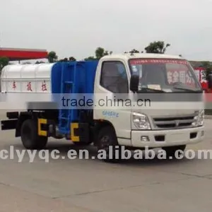 Foton 4x2 Euro 4 Mini Garbage Truck 5m3 Garbage Truck for Sale thumbnail-1