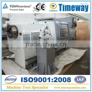 QK-120A CNC Pipe Thread Lathe (130mm Large Spindle Bore Lathe) thumbnail-1