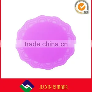 Cheap Affordable Drink Coaster,flexible Round Silicone Cup Coaster thumbnail-1