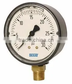 Bourdon Tube Pressure Gauge Type 113.13 - ABS Case With Liquid Filling Standard Series thumbnail-1