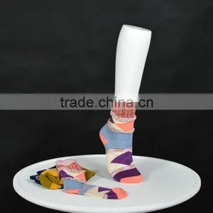 White Female Hosiery Leg Form Knee High Foot Mannequin Display For Sale thumbnail-6