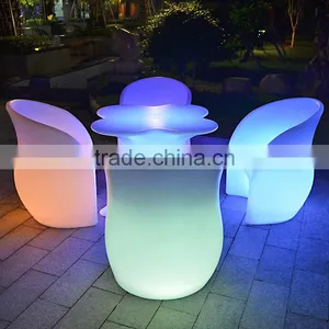 APP Control System Led Table Color Changing Rechargeable Led Outdoor Garden Furniture thumbnail-1