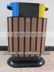 2015 Most Popular Wood Plastic Composite Trashcan thumbnail-1