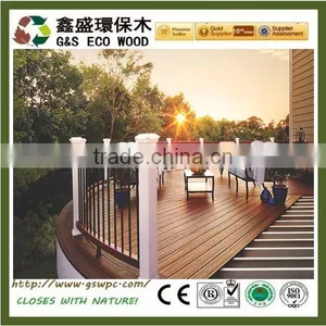 Factory Price Solid Wood Plastic Composite Anti-slip Wpc Walkway Decking thumbnail-1