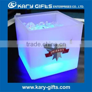Cheap Battery Operated Led Ice Bucket Party Cooler for 2 Bottles thumbnail-4