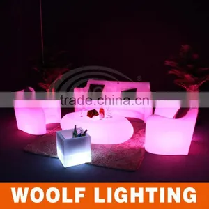 Leisure Outdoor Party Events Club Bar LED Sofa Set thumbnail-1