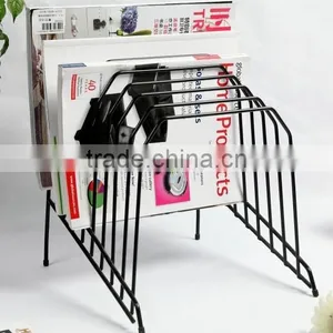 Hangzhou Office Supplier 8 Slot Metal Wire CD DVD Magazine File Display Rack Stand thumbnail-2
