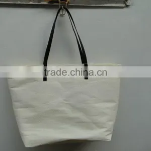 Simple Style Canvas Tote Shopping Bag thumbnail-2