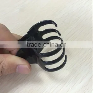 Factory Price Basic Black Plastic Mini Hair Claw Clip thumbnail-3