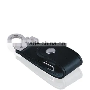 Usb Gift Ideas for Girlfriend, Black Leather USB thumbnail-1