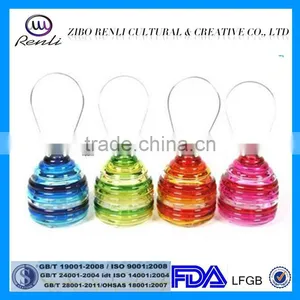 Garden Decoration Ribbed Stained Hanging Glass Insect Catcher thumbnail-1