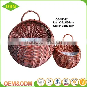 Handmade Hanging Garden Flower Basket With Plastic Liner thumbnail-6