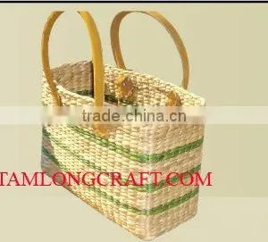 WATER HYACINTH HANDBAG/ HANDICRAFT TCC-HB05 thumbnail-1