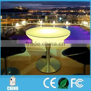 Cool LED Electronic Inside Colorful Lighting Round Tables thumbnail-2