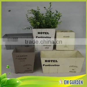 Fashionable Decorative Hand Craft Retangle Basket Wood/Wooden Planter thumbnail-1