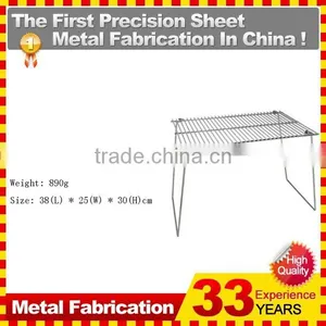 METAL MINI GRILL BARBEQUE FOLDING TABLE thumbnail-1