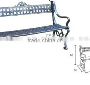 Outdoor Garden Bench With Cast Iron,Wooden Bench With Iron Legs thumbnail-4
