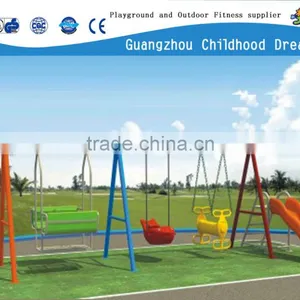 (CHD-881) Colorful Outdoor Galvanized Swing Sets thumbnail-1