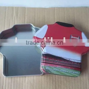 Shirt-Shaped Metal Tin for Underwear thumbnail-1