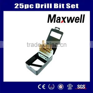 25pcs HSS Titanium Drill Set thumbnail-1