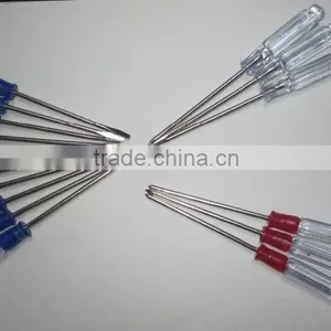Small Plastic Handle With Magnetic Phillips, Flathead Screwdriver,transparent Handle thumbnail-2