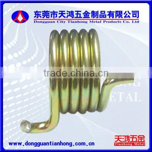 Precision Customized Torsion Spring Finished With Gold Plating thumbnail-1