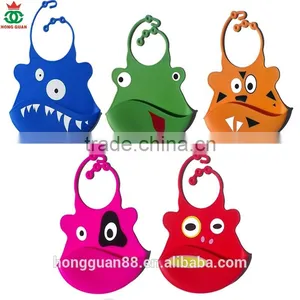 Baby Kids Dining Assist Product Soft Silicone Baby Bib,silicone Carton Baby Bib thumbnail-4