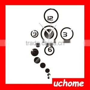 UCHOME Creative Living Room Wall Clock DIY Wall Clock Fashion Decoration Acrylic 3D Clock thumbnail-5