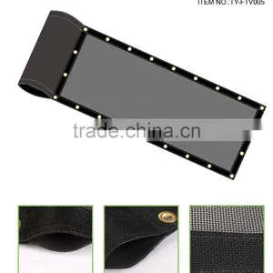 Black Mesh Dump Tarp thumbnail-1