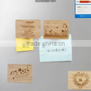 Laser Engraved Wood Fridge Magnet thumbnail-1
