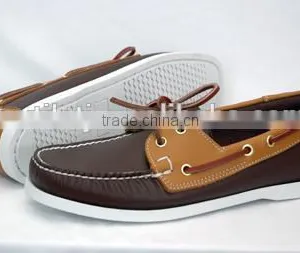 Handsewn Blucher Moccasin Construction Boat Shoes thumbnail-3