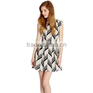 HD-D235 Chiffon Women Dress/OEM Ladies Dress/factory New Design thumbnail-1