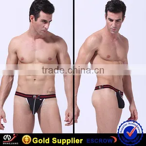 Hot Sale Sexy Thongs Men Sexy Transparent Boy Underwear Panties thumbnail-4