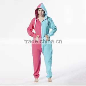 High Quality Fashion Two Tone Onesie Jumpsuit Women Rompers and Jumpsuits thumbnail-2