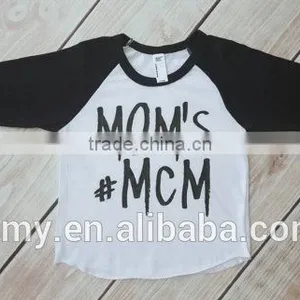 Summer Playful And Funny Raglan T-shirts Created For Kids Clothes In China thumbnail-2