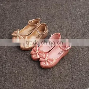 F10040E Latest Girls Fancy Shoes New Design Bowknot Shoes for Small Girls thumbnail-2