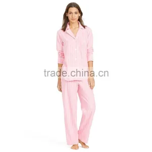 Women's Pink and White the Striped Pajamas thumbnail-1