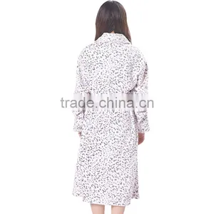 Sexy Luxury Coral Fleece Women Bathrobe thumbnail-3